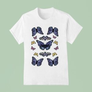Family Switch Emma Myers Butterflies T Shirt
