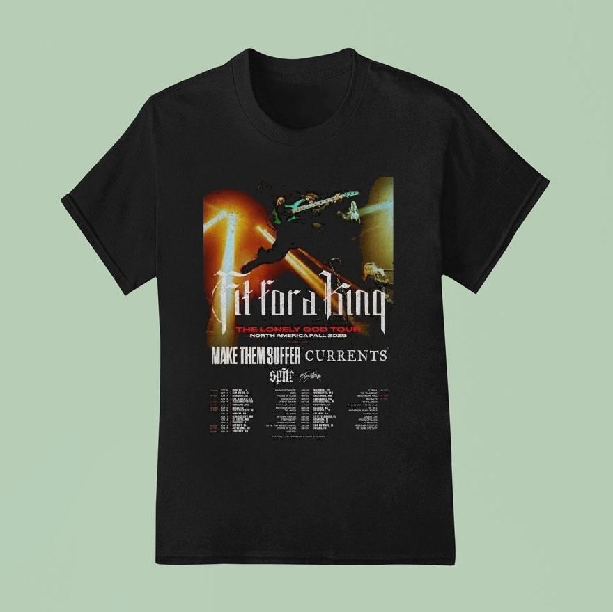 Fit For A King Borth America Fall T Shirt