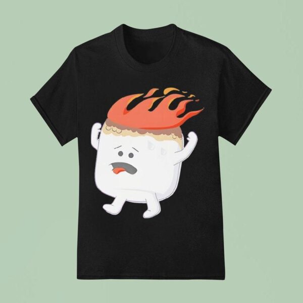 Flaming Marshmallow T Shirt