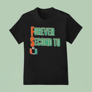 Forever Second To The U Miami Hurricanes T Shirt