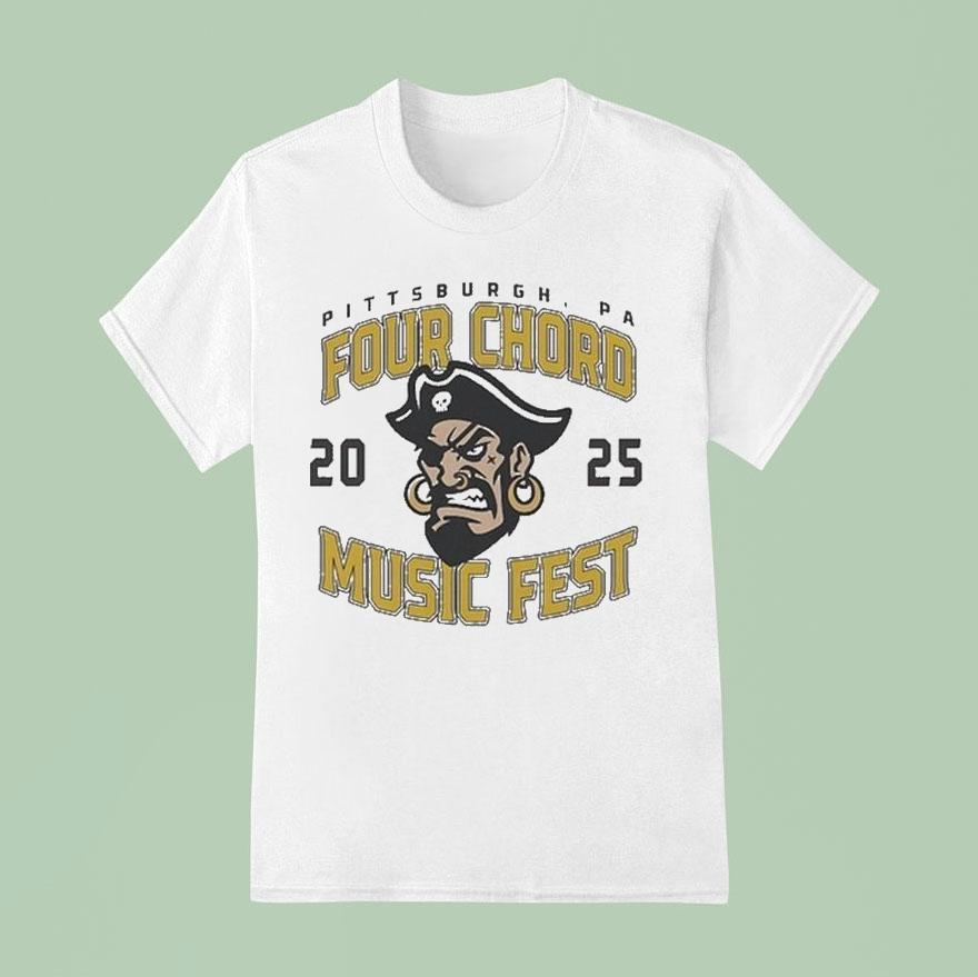 Four Chord Music Festival Pittsburgh Pirates Pa  T Shirt