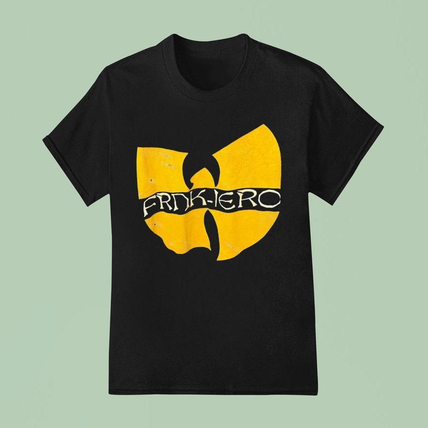 Frdk Iero Style Wu Tang Clan Logo T Shirt