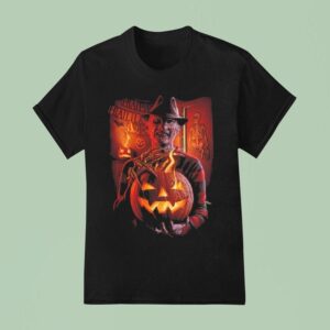 Freddy Krueger Pumpkin Halloween Party Nightmare T Shirt