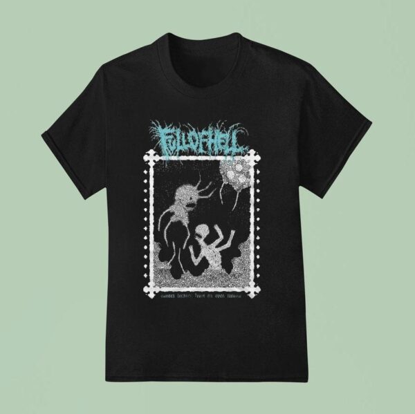 Full Of Hell Aurora Leaking From An Open Mound Urchin T Shirt