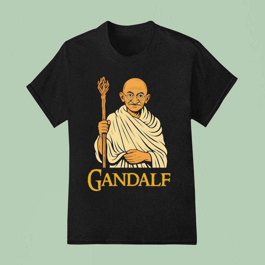 Galdalf Ghandi T Shirt