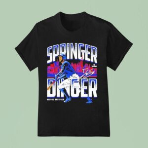 George Springer Toronto Blue Jays Springer Dinger Skyline T Shirt