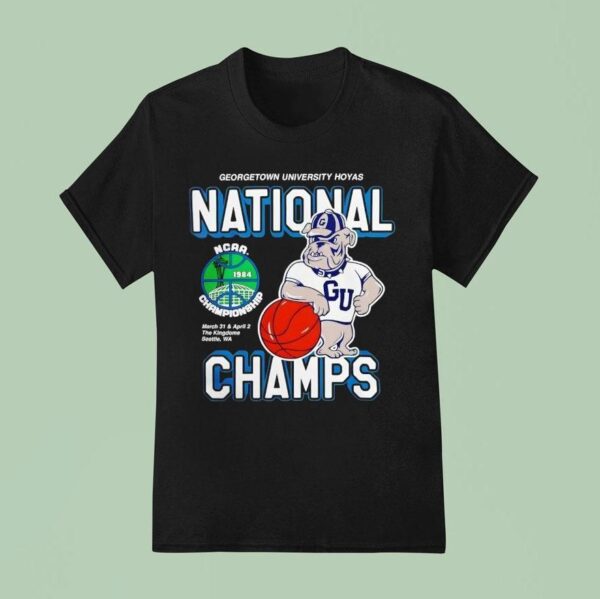 Georgetown Basketball National Championship T Shirt