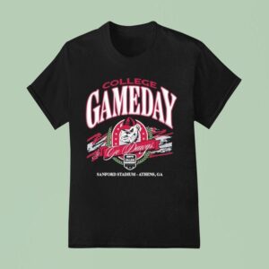 Georgia Bulldogs College Gameday Go Dawgs Sanford Stadium Athens Ga T Shirt