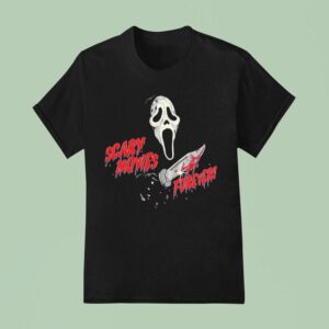 Ghostface Scary Movies Forever Knife T Shirt