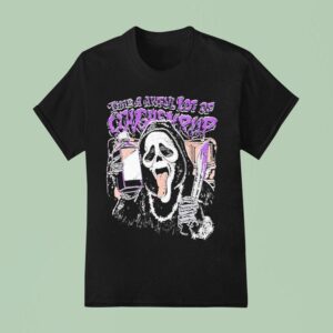 Ghostface Scream Awful Lot Of Cough Syrup Halloween T Shirt