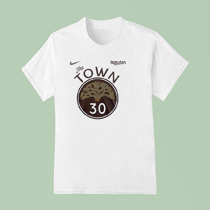 Golden State Warriors Stephen Curry  The Town Iconic Logo T Shirt