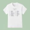 Goose Chain Yer Dragon Fall Tour T Shirt