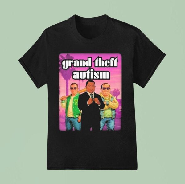 Grand Theft Autism Gta Down T Shirt