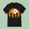 Great Pumpkin Charlie Brown Peanuts Trick Or Treat Silhouettes T Shirt