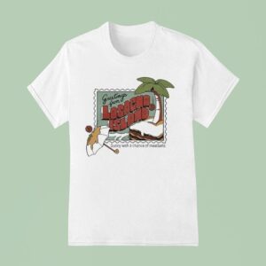 Greetings From Lasagna Island Sunny With A Chance Of Meatballs T Shirt