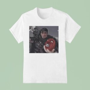 Guts Dafoe Berserk Guts Willem Dafoe Meme T Shirt