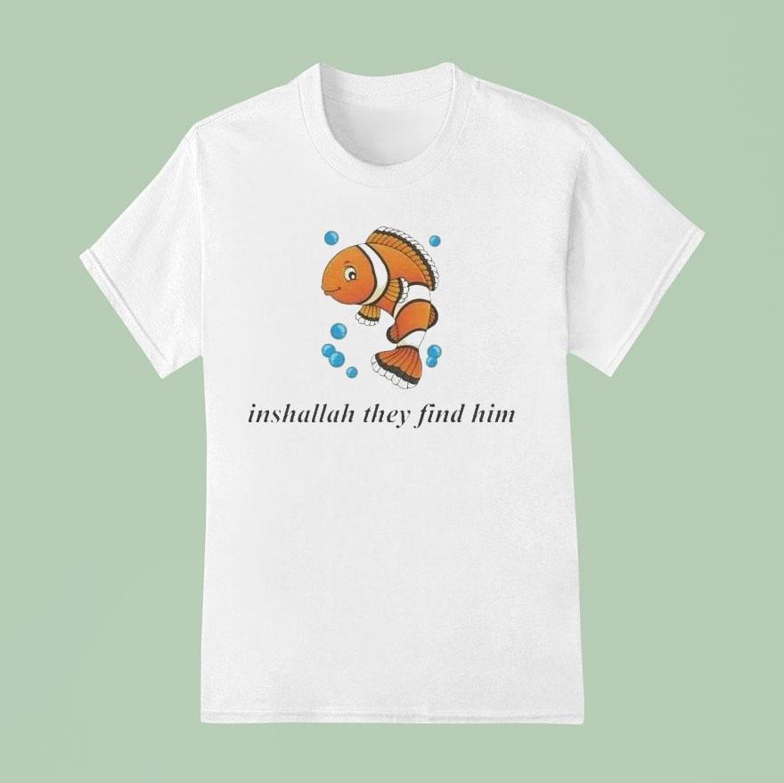 Halal Family Inshallah They Find Him Fish T Shirt