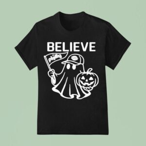 Halloween Pumpkin Believe Philly Ghos T Shirt