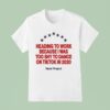 Heading To Work Because I Was Too Shy To Dance On Tiktok In T Shirt