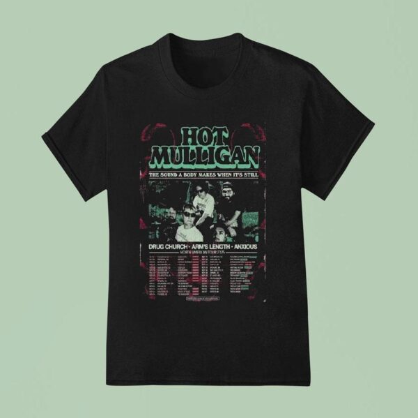 Hot Mulligan North America Tour Concer T Shirt
