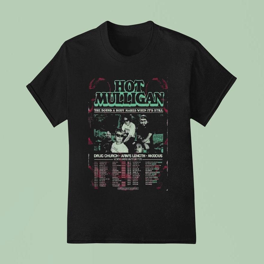 Hot Mulligan North America Tour Concer T Shirt