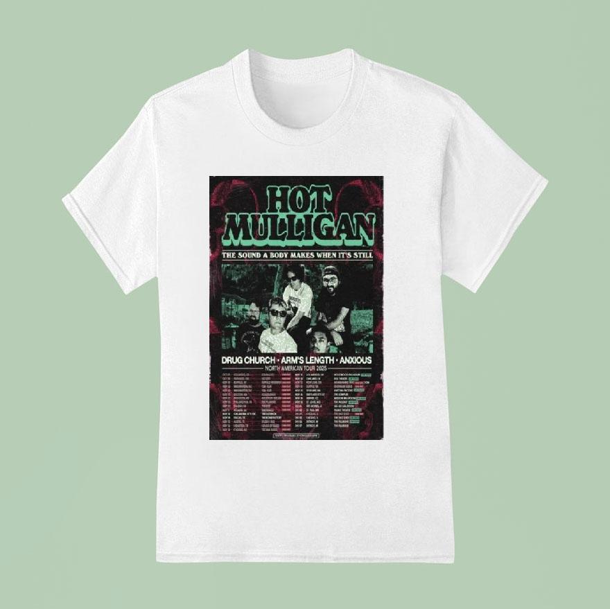Hot Mulligan North America Tour T Shirt