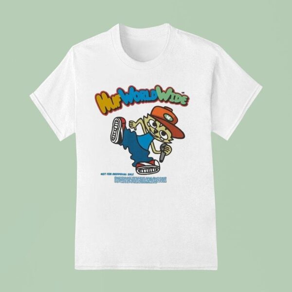 Huf Worldwide Chop Kick Block T Shirt