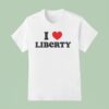 I Heart Liberty T Shirt