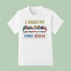I Need To Find Jesus Where S Wally Christmas T Shirt