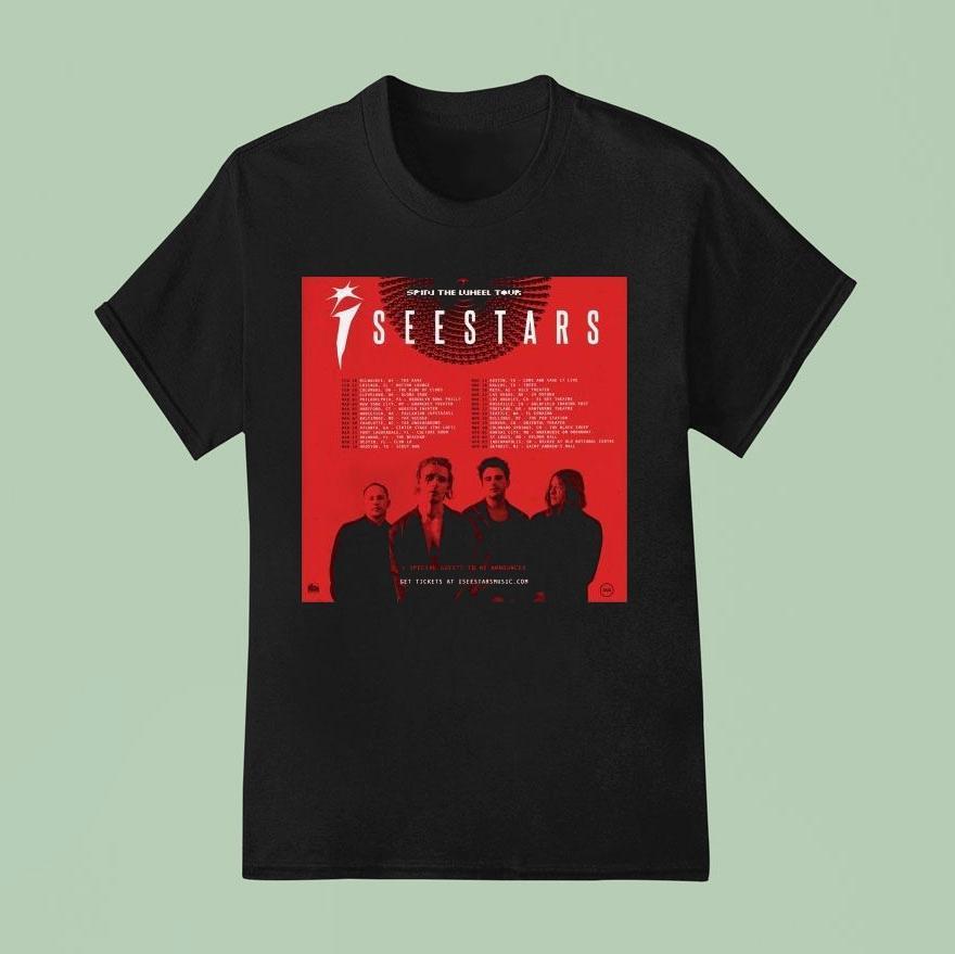 I See Stars The Wheel Th Album Spin The Wheel Tour Dates T Shirt