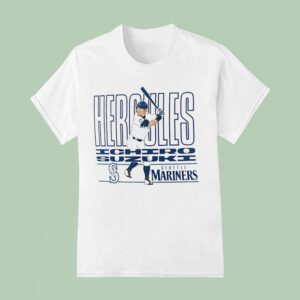 Ichiro Suzuki Seattle Mariners Cooperstown Baseball T Shirt