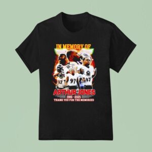 In Memory Of Arthur Jones Baltimore Ravens Thank You For The Memories T Shirt