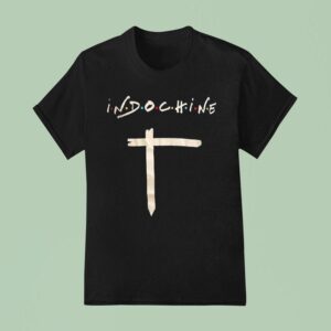 Indochine Cross Color Dot Style Friends T Shirt