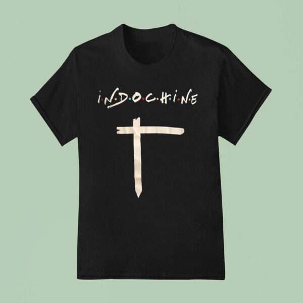 Indochine Cross Color Dot Style Friends T Shirt