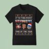 It S The Most Wonderful Ers Saints Warriors Time Of The Year Ugly Christmas T Shirt