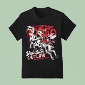 Jack Skellington The Nightmare Before Christmas Yuletide Outlaw Ride Til The Grave T Shirt