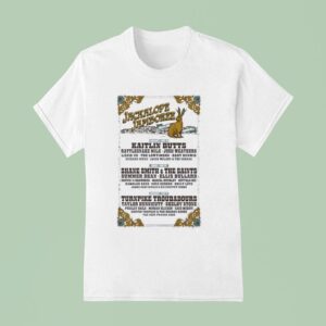 Jackalope Jamboree Turnpike Troubadours Kaitlin Butts Shane Smith And The Saints T Shirt