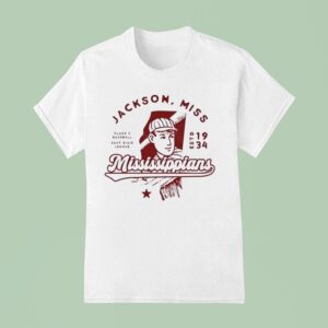 Jackson Mississippians Mississippi Class C Baseball East Dixie League T Shirt