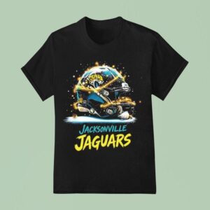 Jacksonville Jaguars Nfl Halftone Christmas Helmet Series T Shirt