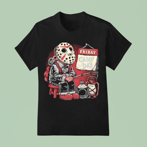 Jason Voorhees Friday Is Camp Day T Shirt
