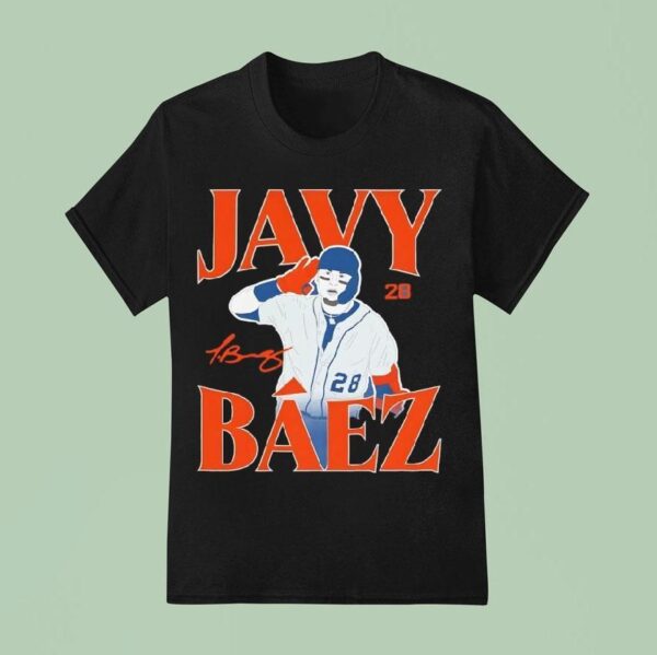 Javy Bez Detroit Tigers Baseball Mlb Signature T Shirt