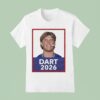 Jaxson Dart New York Giants Cigarette T Shirt