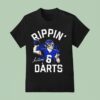 Jaxson Dart New York Giants Rippin Darts T Shirt