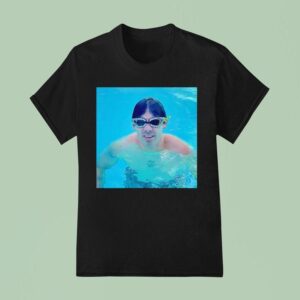Joe Jonas Wear Swimming Goggles In The Pool T Shirt