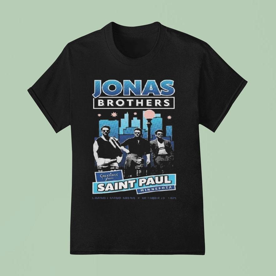 Jonas Brothers St Paul Mn October Concer T Shirt