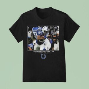 Jonathan Taylor Indianapolis Colts Nfl Flash Features Week T Shirt