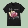 Just A Woman Who Loves Tampa Bay Buccaneers Pink Bow T Shirt