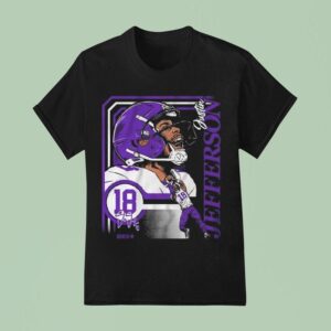 Justin Jefferson Collage Frame T Shirt