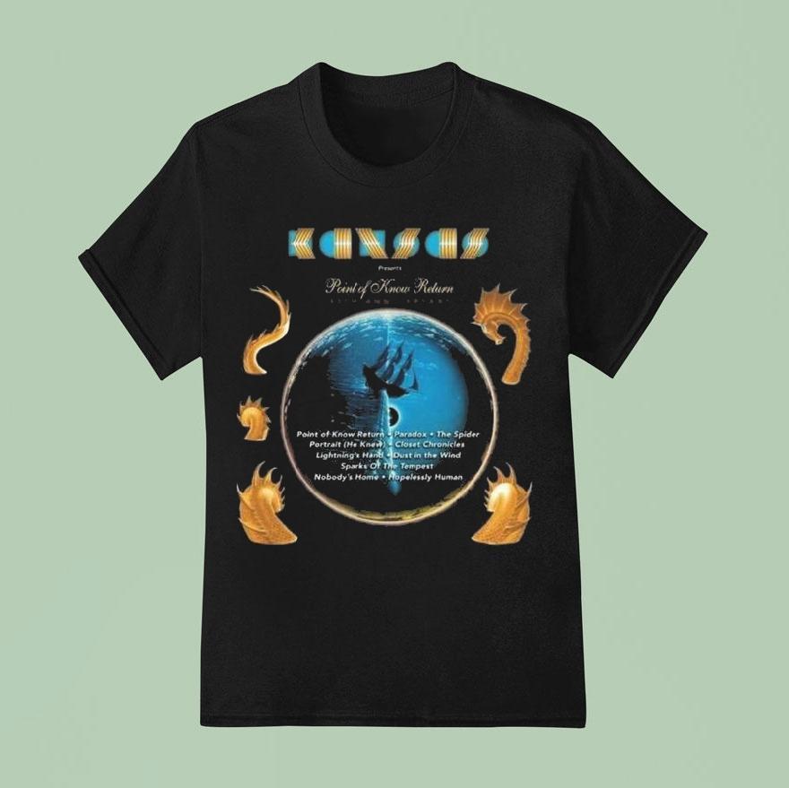 Kansas Band Tour  Another Fork In The Road Th Anniversary Vintage T Shirt
