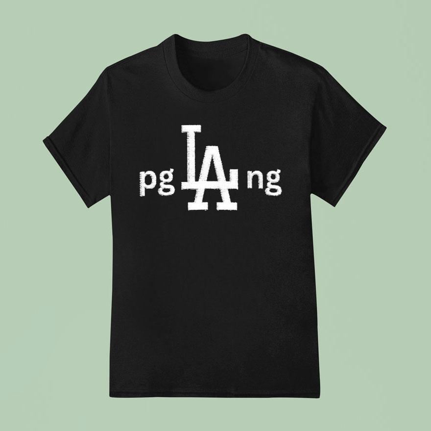 Kendrick Lamar Pglang Los Angeles Dodgers T Shirt